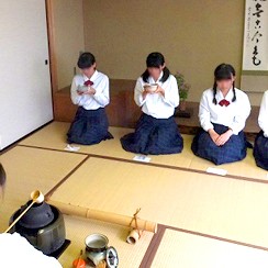 写真：日本文化部　茶道