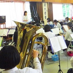 写真：吹奏楽部